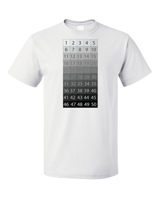 Standard White 50 Shades Of Gray - Funny Christian Grey Costume Joke Humor T-shirt