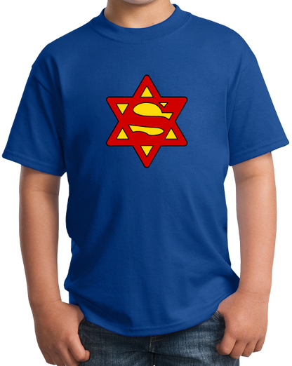 Youth Royal Super Jew - Funny Hebrew Hannakuh Hero Humor T-shirt