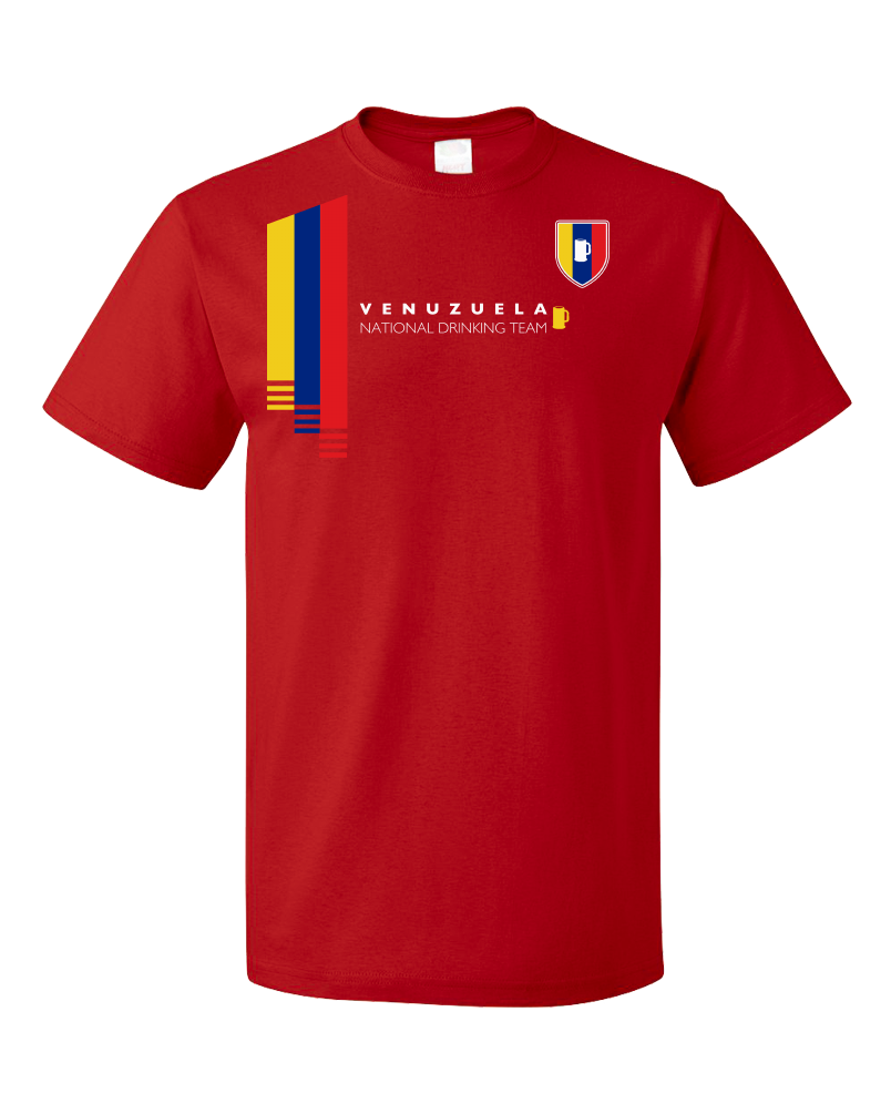 Ann Arbor Tees Venezuela National Drinking Team - Venezeulan Soccer Futbol Fan T-Shirt