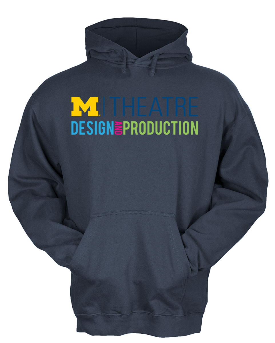 D&P Outline Chest Print pullover-hoodie – Ann Arbor Tees