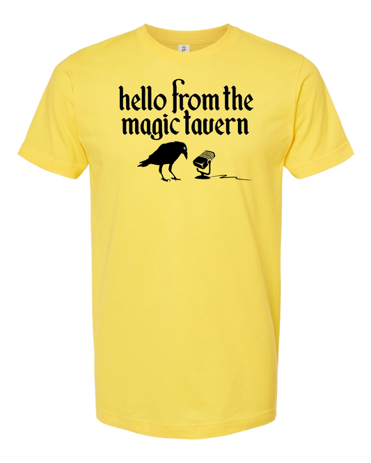 Magic Tavern Logo T-Shirt Yellow