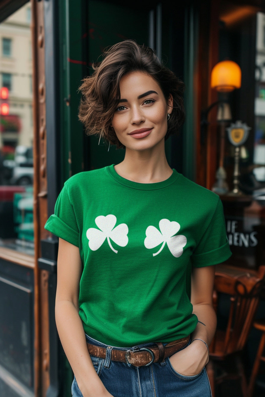 Nice Shamrocks - St. Patrick's Day Raunchy Humor Sex Party T-shirt