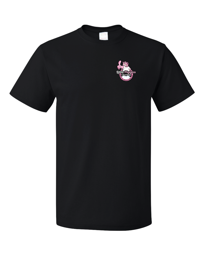 Little Piggies Cleaning - Logo Work Shirt Black