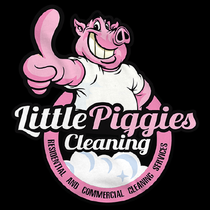 Little Piggies Cleaning - Logo Work Shirt Black