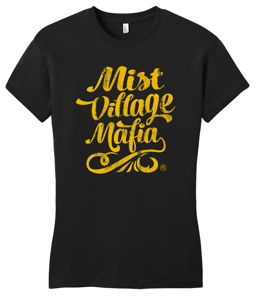 LitRPG - Mist Village Mafia Wordmark T-shirt