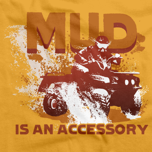 Mud is an Accessory | Four Wheeling Pride Gold art preview