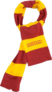 Team StarKid - Cardinal and Gold Starkid Winter House Scarf