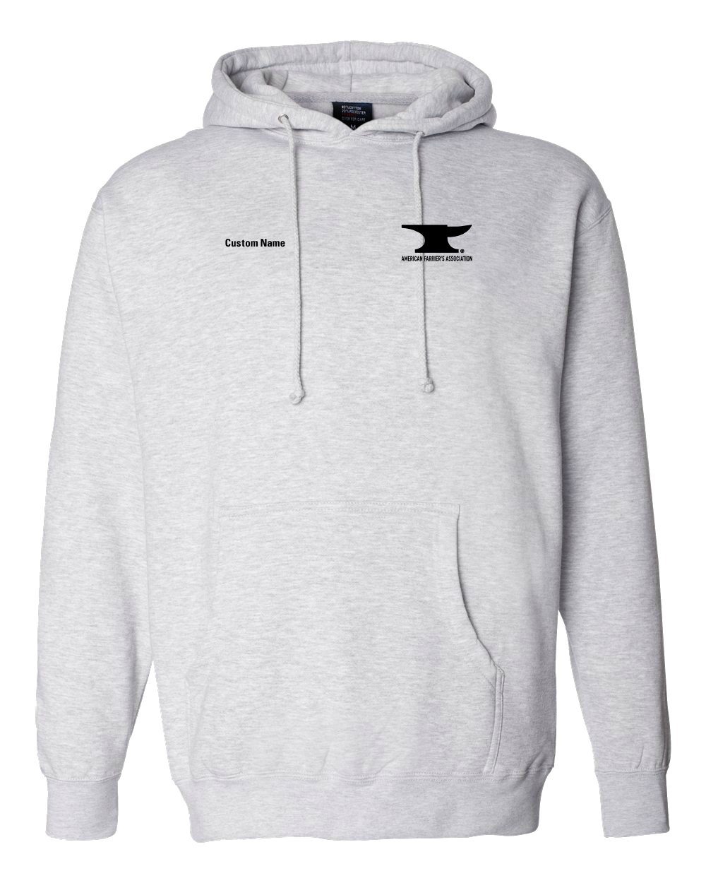 Pullover Hoodie Grey Customizable AFA Logo pullover-hoodie