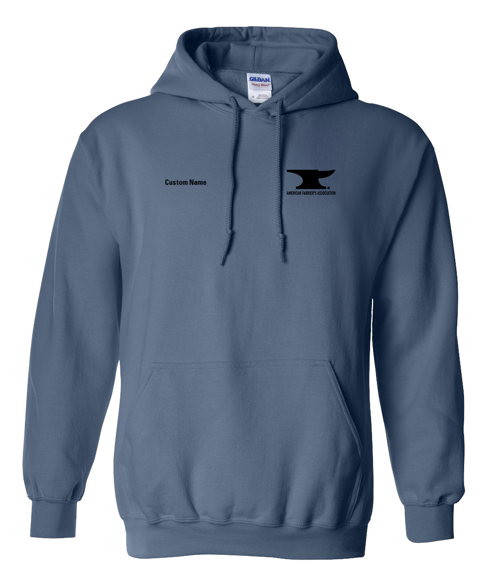 Pullover Hoodie Indigo Blue Customizable AFA Logo pullover-hoodie