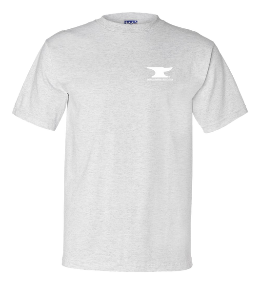 Union Made Short Sleeve T Shirt Ash AFA Logo T-shirt