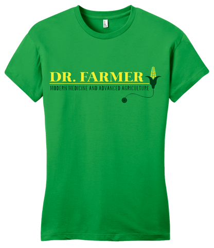 Girly Green StarKid Airport for Birds "Dr Farmer" T-shirt