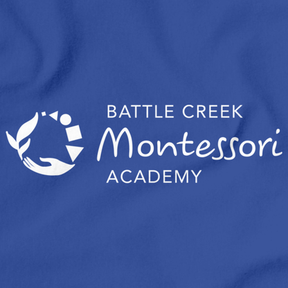 Battle Creek Montessori Academy White Logo Royal Art Preview