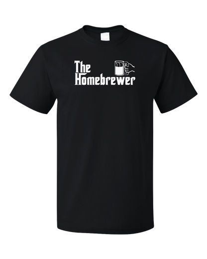 Standard Black The Homebrewer - Godfather Parody Funny Beer Homebrewing Lover T-shirt
