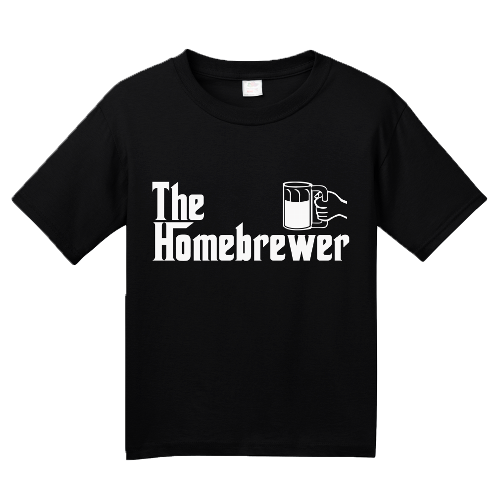 Youth Black The Homebrewer - Godfather Parody Funny Beer Homebrewing Lover T-shirt