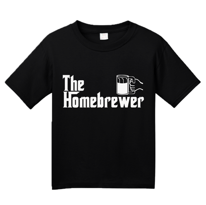 Youth Black The Homebrewer - Godfather Parody Funny Beer Homebrewing Lover T-shirt