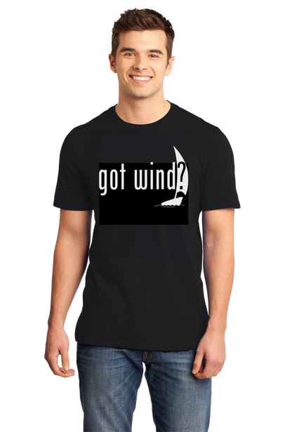 Standard Black Got Wind? - Fart Joke Sailboat Sailing Boating Funny Lake T-shirt