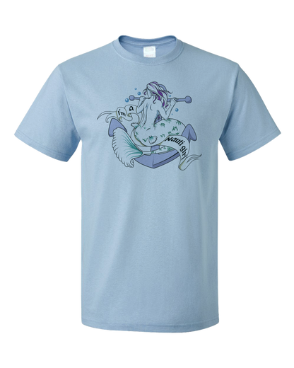 Standard Light Blue Nauti Girl - Nautical Pun Raunchy Humor Funny Ladies Sailor T-shirt