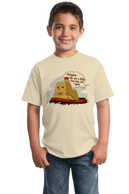 Youth Natural Everyone Can Use A Little Tug Now And Again - Tugboat Cute Funny T-shirt