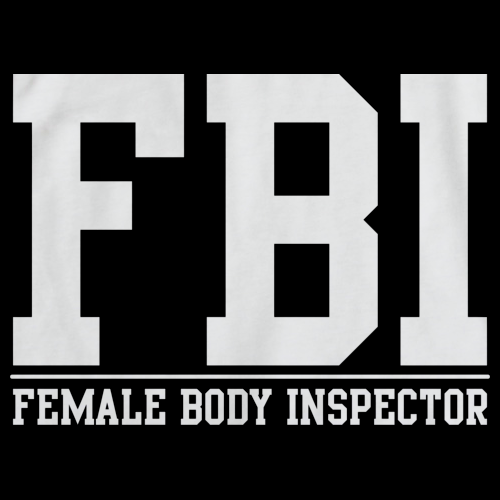 FBI: FEMALE BODY INSPECTOR Black art preview