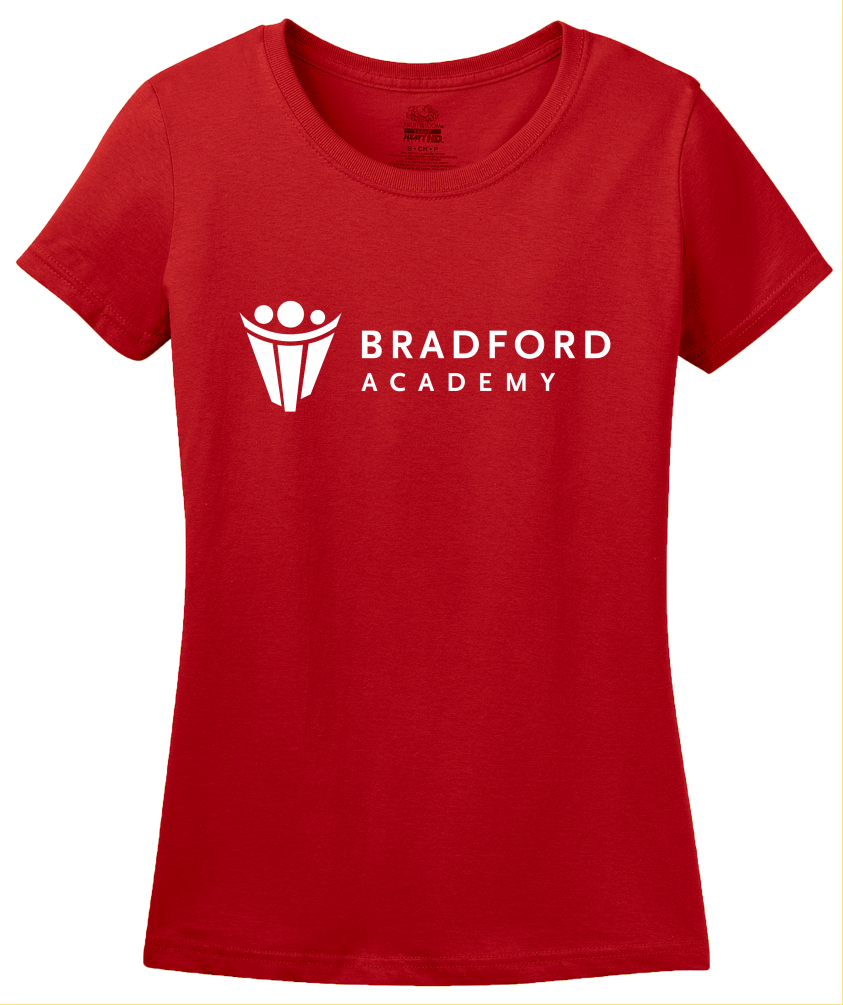 Ladies Red Bradford Academy Dark T-shirt