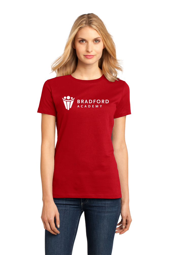 Ladies Red Bradford Academy Dark T-shirt