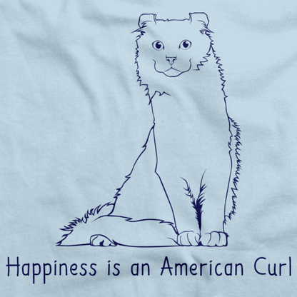 Happiness Is An American Curl Light blue Art Preview