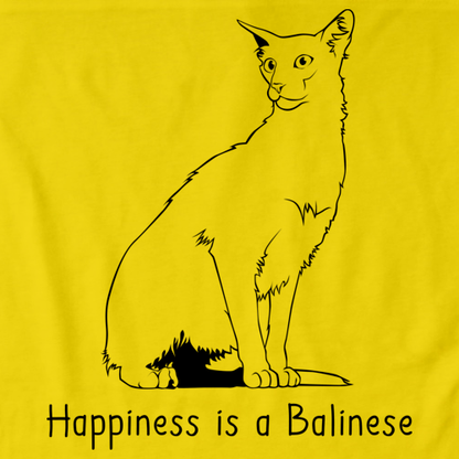 Happiness Is A Balinese  Yellow Art Preview