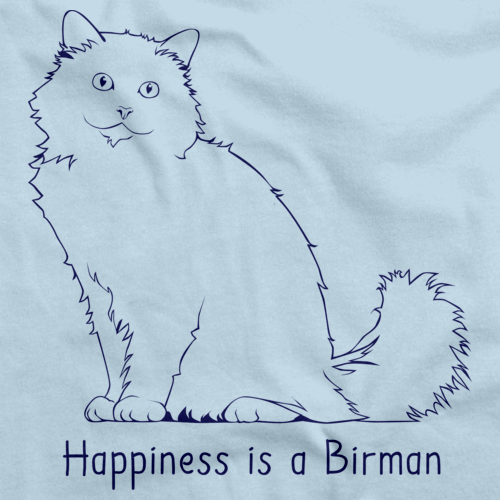 Happiness Is A Birman Light blue Art Preview