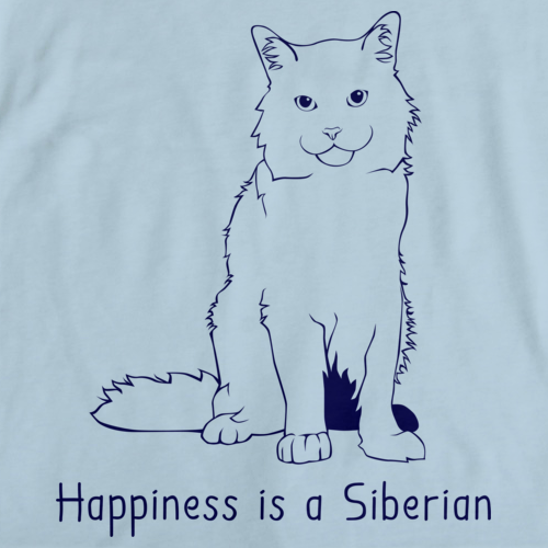 Happiness Is A Siberian Light blue Art Preview
