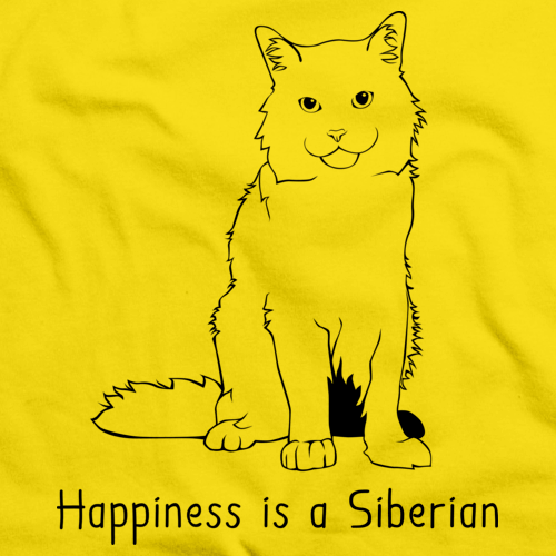 Happiness Is A Siberian Yellow Art Preview