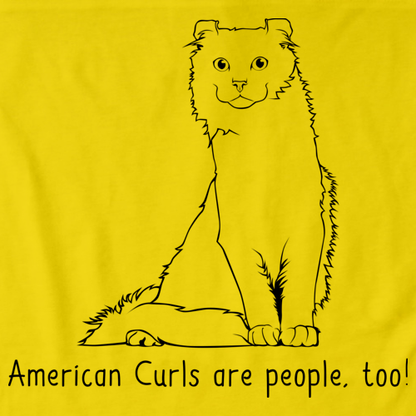 American Curls Are People Too! Yellow Art Preview