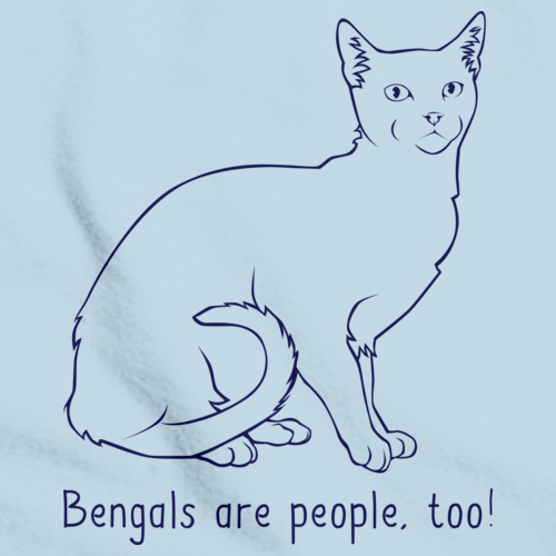 Bengals Are People Too! Light blue Art Preview