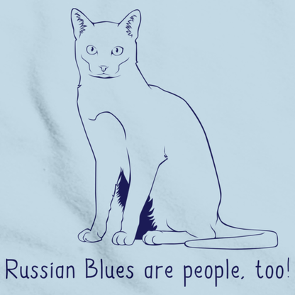 Russian Blues Are People Too! Light blue Art Preview