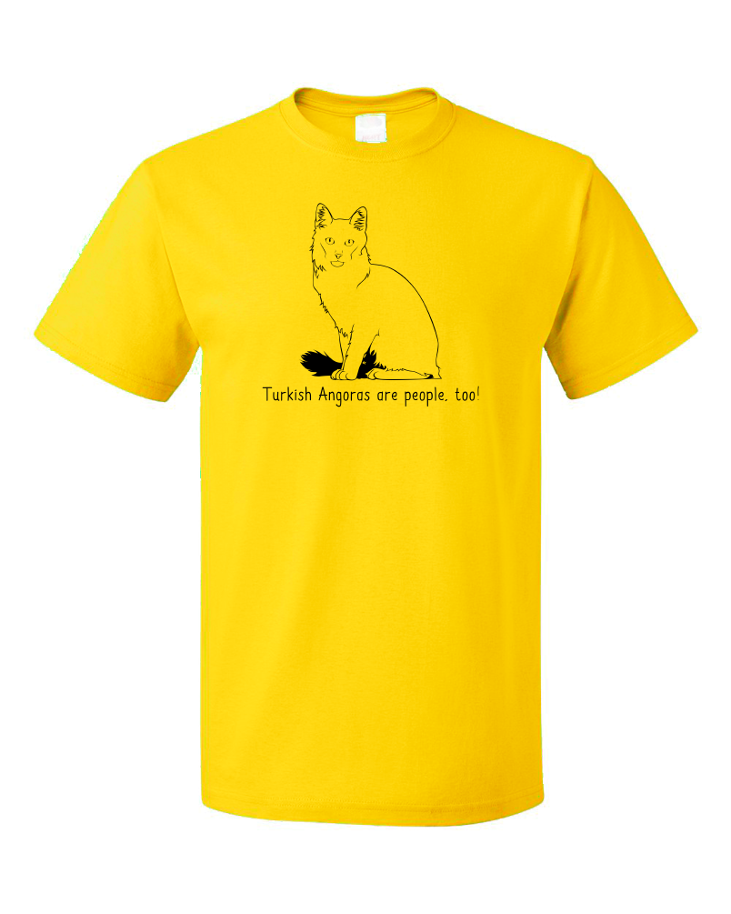 Standard Yellow Turkish Angoras Are People Too! - Cat Breed Lover Owner Cute T-shirt