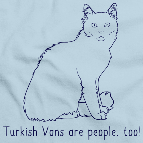 Turkish Vans Are People Too! Light blue Art Preview