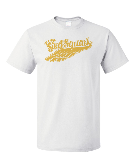Standard White Godsquad - Christian Funny Jesus Fan God Humor Cute T-shirt