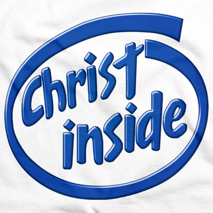 CHRIST INSIDE (INTEL SPOOF) White art preview