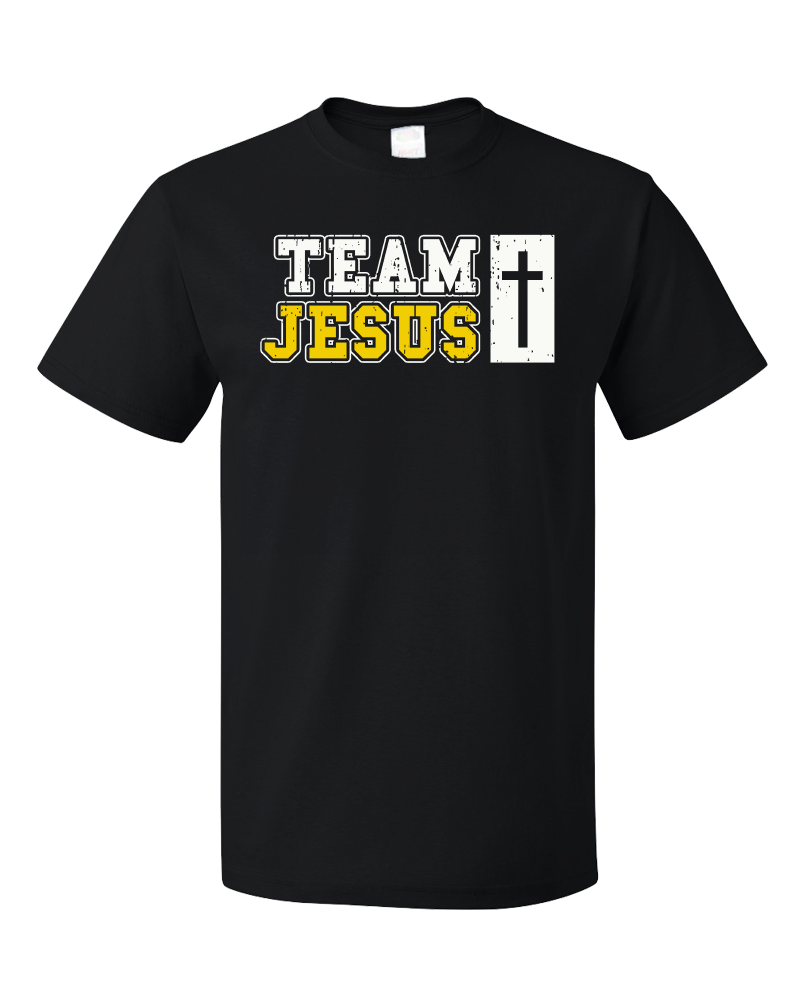 Standard Black Team Jesus - Christian Cool Jesus Team Fan Godly Fun T-shirt