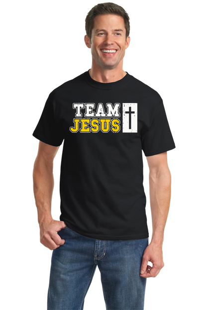 Standard Black Team Jesus - Christian Cool Jesus Team Fan Godly Fun T-shirt