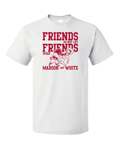 Standard White Football Fan from Arkansas T-shirt