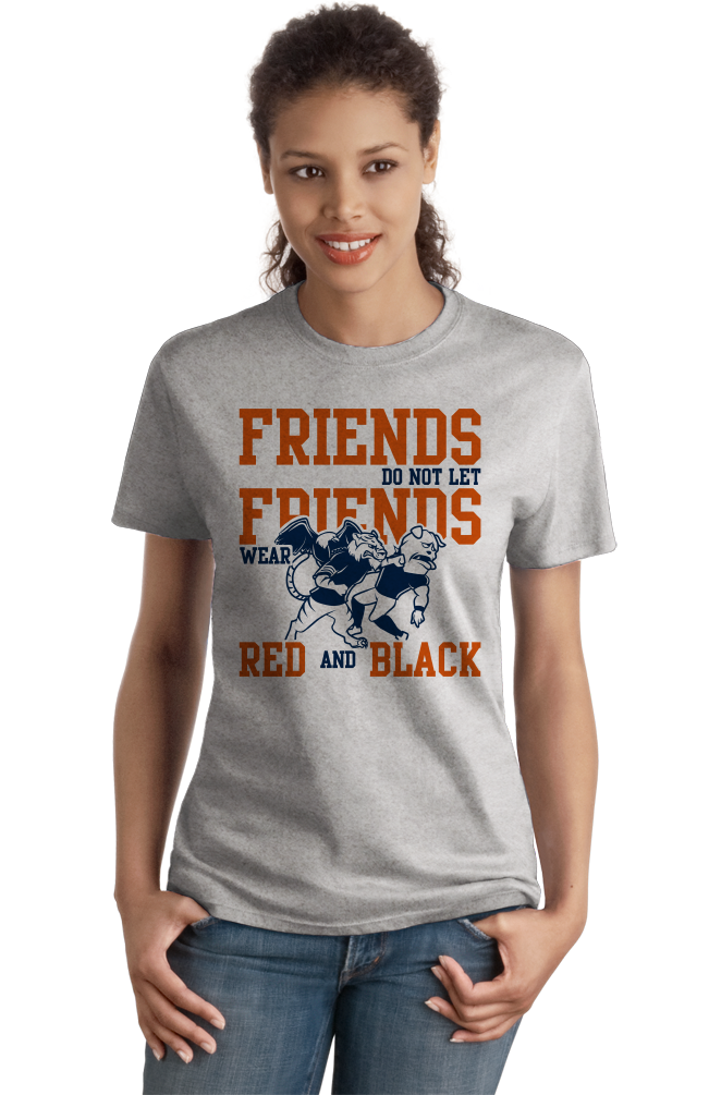 Ladies Grey Lee County, AL Football Fan T-shirt