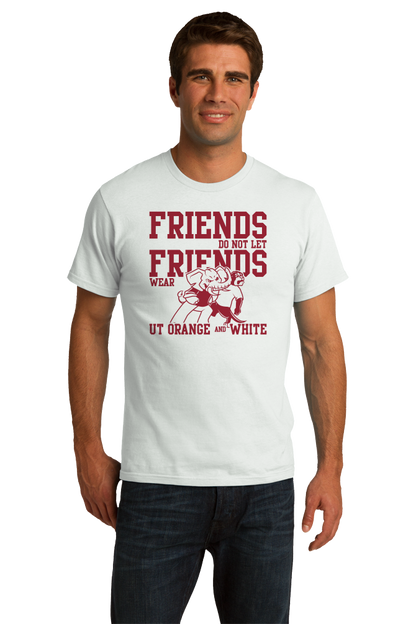 Unisex White Football Fan from Alabama T-shirt