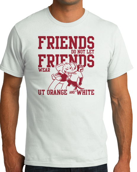Unisex White Football Fan from Alabama T-shirt