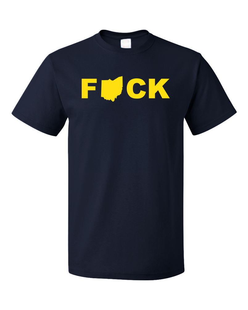 Standard Navy F*ck Ohio - College Sports Rivalry Michigan Football Fan T-shirt