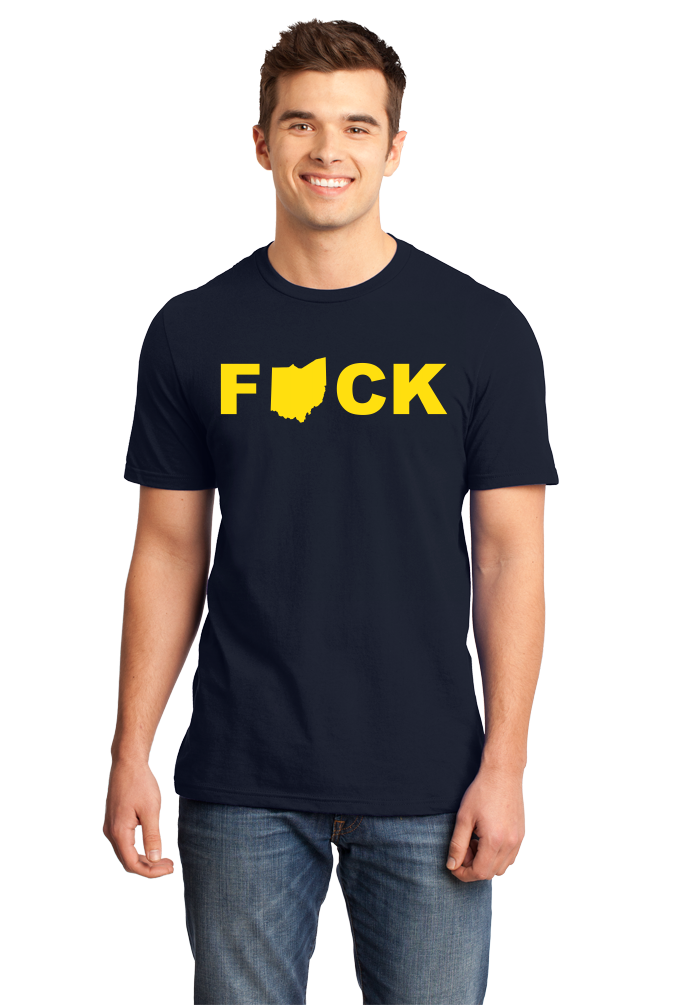 Standard Navy F*ck Ohio - College Sports Rivalry Michigan Football Fan T-shirt