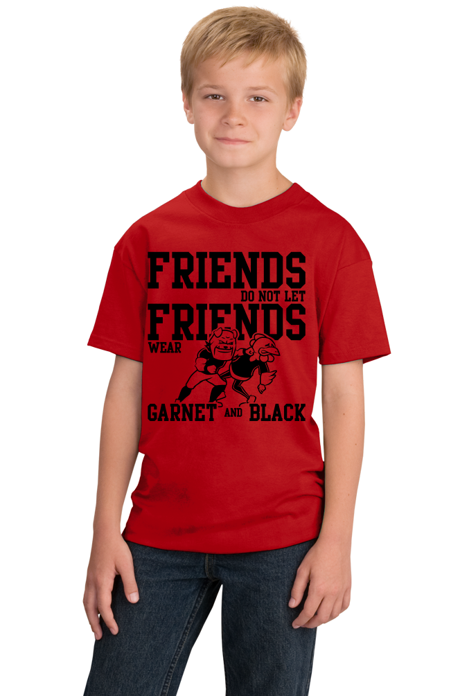 Youth Red Football Fan from Georgia T-shirt