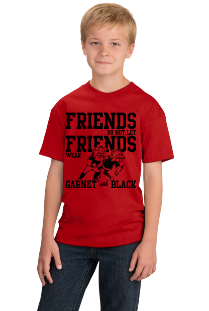 Youth Red Football Fan from Georgia T-shirt
