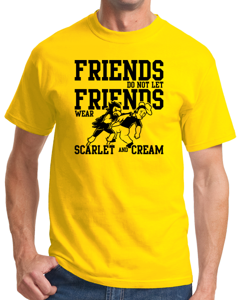 Standard Yellow IOWA FOOTBALL FAN TEE T-shirt