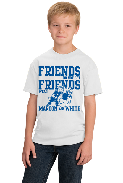 Youth White Football Fan from Kentucky T-shirt