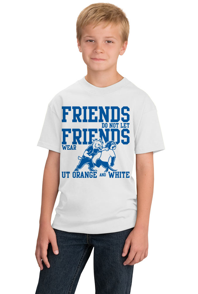 Youth White Football Fan from Kentucky T-shirt